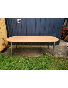 Table de réunion Bords demi-cercle