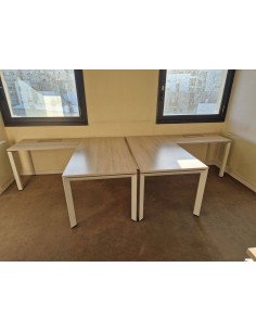 Bureau retour pieds blancs