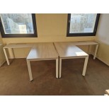 Bureau retour pieds blancs