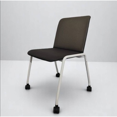 Chaise de réunion à roulette