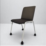 Chaise de réunion à roulette
