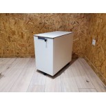 Caisson blanc étroit