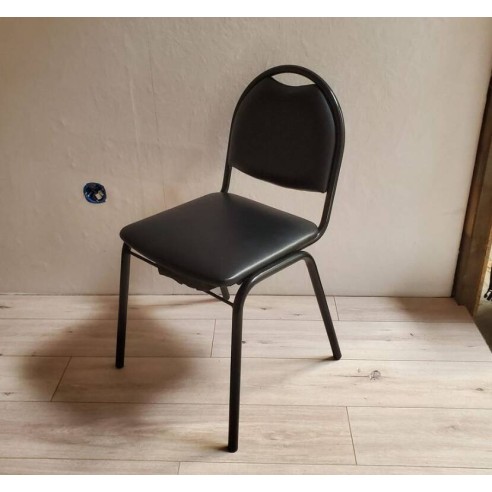Chaise noir SKAI