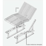 Chaise longue uno Aurore