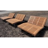 Chaise longue duo Aurore
