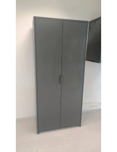 Armoire de bureau 2 portes – Gris anthracite