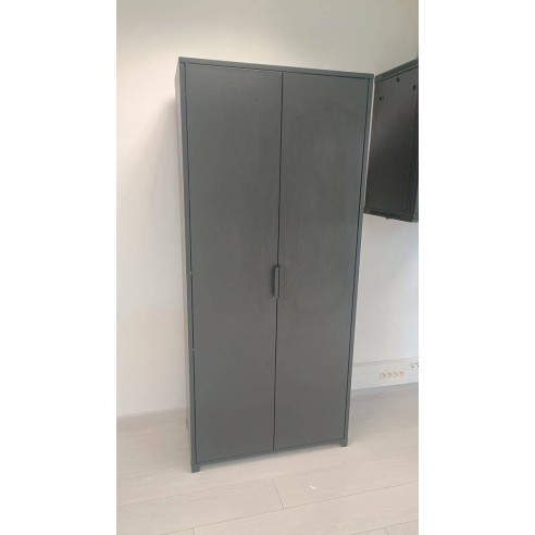 Armoire de bureau 2 portes – Gris anthracite