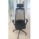 Chaise ergonomique de bureau – Dossier résille, appui-tête
