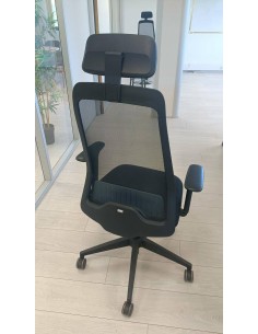 Chaise ergonomique de bureau – Dossier résille, appui-tête 2