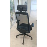 Chaise ergonomique de bureau – Dossier résille, appui-tête