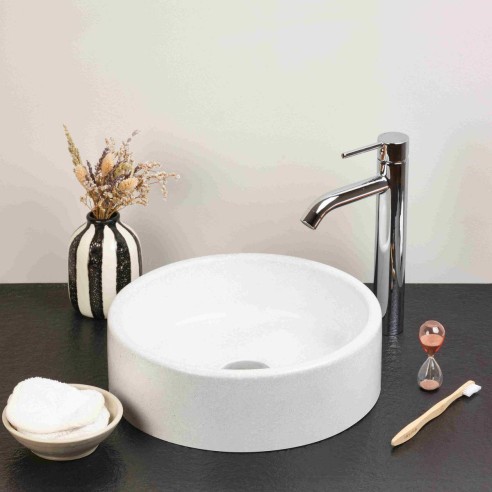 Vasque ronde porcelaine