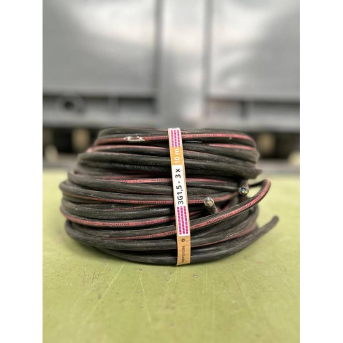 Câble U1000 R2V - 3G1,5 mm² - 10ml en couronne de 3 câbles
