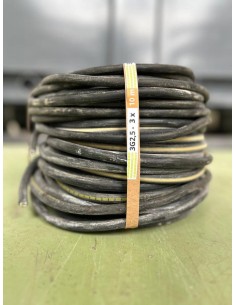 Câble U1000 R2V - 3G2,5 mm² - 10ml en couronne de 3 câbles 2