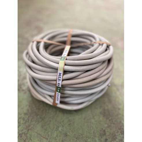 Câble NHXMH (Cca) - 3G2,5 mm² - 5ml en couronne de 6 câbles