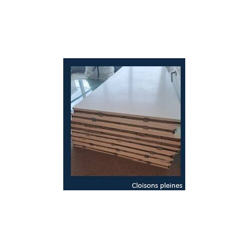 Cloisons pleines bureaux