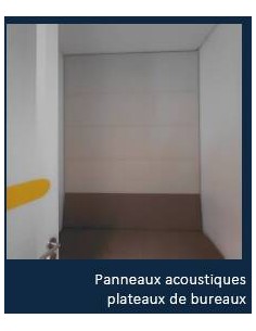 Panneau acoustique bureaux 2