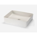 Vasque rectangulaire en matières recyclés