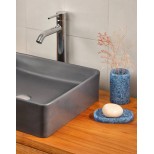 Vasque rectangulaire en matières recyclés