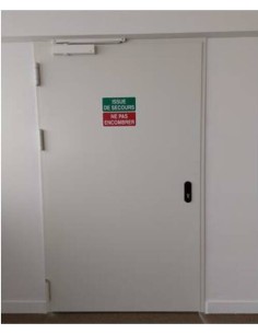 Porte simple metallique