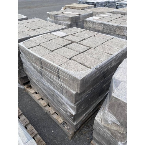 Pavés autobloquants gris 15,5x23,5x14