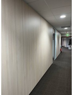 Cloisons modulaire panneaux agglomérés stratifiés bois