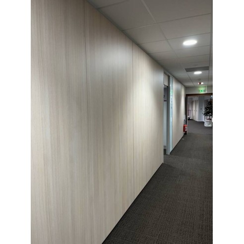 Cloisons modulaire panneaux agglomérés stratifiés bois