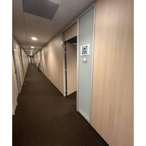 Cloisons modulaire panneaux agglomérés stratifiés bois