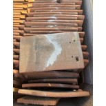Tuiles en terre cuite 16.5 x 27 cm