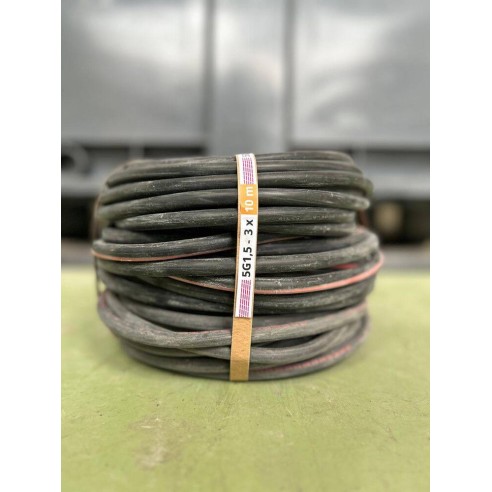 Câble U1000 R2V - 5G1,5 mm² - 10ml en couronne de 3 câbles