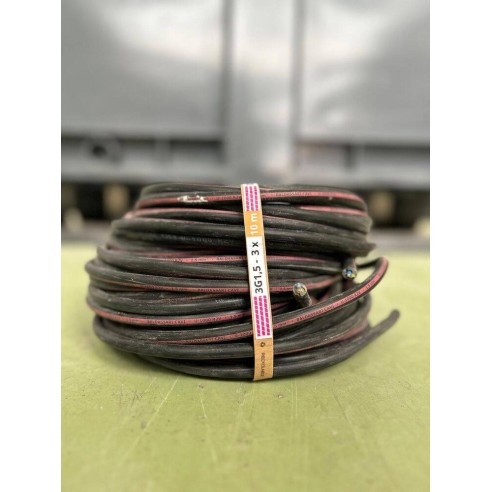 Câble U1000 R2V - 3G1,5 mm² - 10ml en couronne de 3 câbles