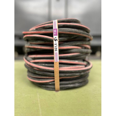 Câble U1000 R2V - 5G1,5 mm² - 3ml en couronne de 10 câbles