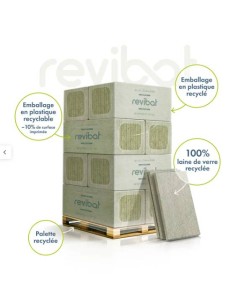 Isolant 100% recyclé en laine de verre EP.45mm - R1,25 2