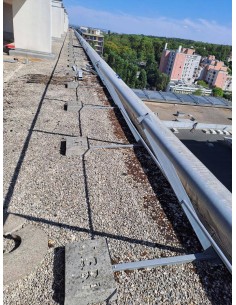 Garde corps métallique toiture 2