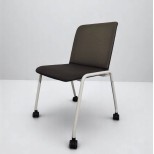 Chaise de réunion à roulette
