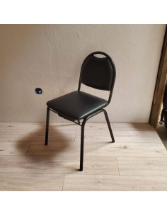 Chaise noir SKAI