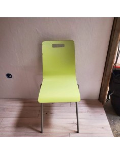 Chaise restauration verte 2