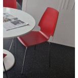 Chaise rouge
