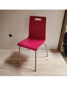 Chaise restauration rose