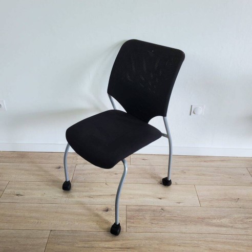Chaise de réunion à roulette