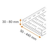 Chemin de câbles Dalle Marine