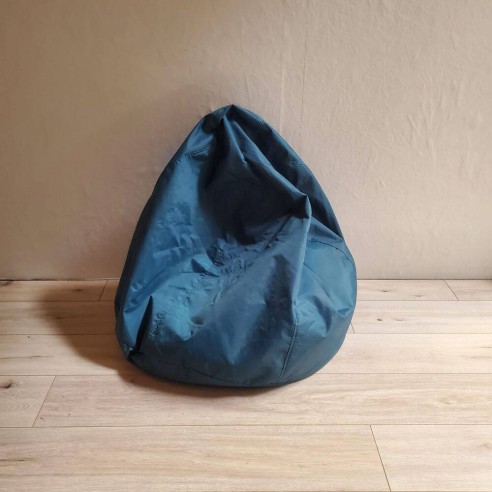 Pouf bleu