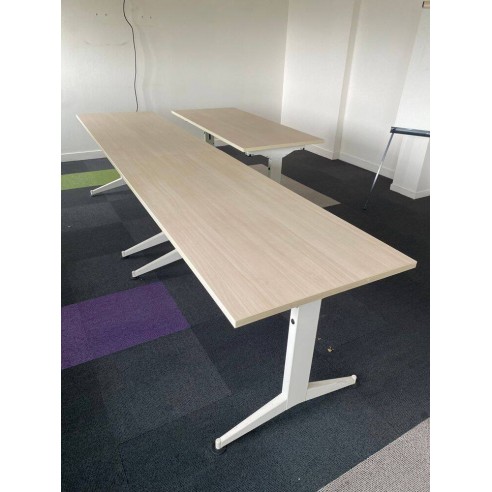 Bureau droit chêne
