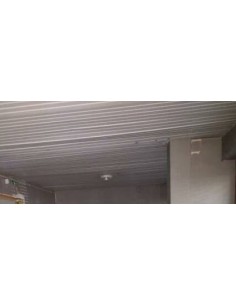 Dalle faux plafond métallique
