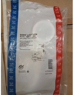 Bonde évier D50, bouchon noir D45, cuvette D70, serr 0-10,avec TP,corps 100%