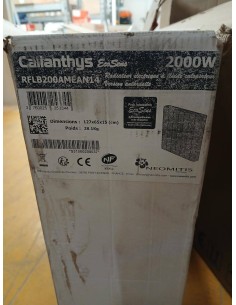 RADIATEUR - CALIANTHYS - ECOSENS - ANTHRACITE - 2000W 2