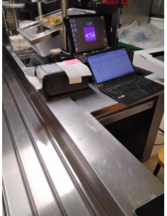 Linéaire de self-service complet 550x317×85×92 cm – Réemploi 2