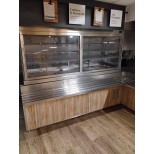 Linéaire de self-service complet 550x317×85×92 cm – Réemploi