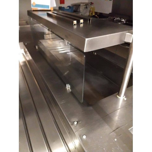 Linéaire de self-service complet 550x317×85×92 cm – Réemploi