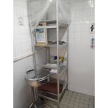 Étagère de stockage aluminium 66×210×56 cm – Réemploi