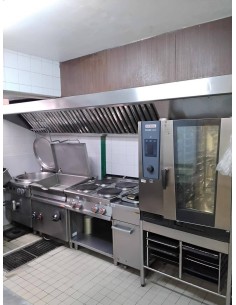 Hotte professionnelle Tredil 400×90×100 cm – Réemploi